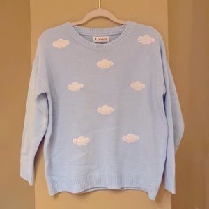 Free Valley Blue Cloud ☁️ Sweater NWT Size M